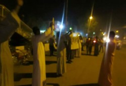 فعاليات ليلية على طريق مصر أسوان رفضًا للانقلاب الفاشي