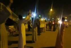 فعاليات ليلية على طريق مصر أسوان رفضًا للانقلاب الفاشي