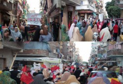 صور.. ثوار غرب الإسكندرية يرفضون مهزلة الدم بمسيرة حاشدة