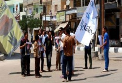 فراشات شبابية بالحسينية وصان الحجر لمقاطعة رئاسة الدم
