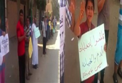 بالصور.. ثوار سمنود يطالبون بمقاطعة انتخابات الدم والخيانة
