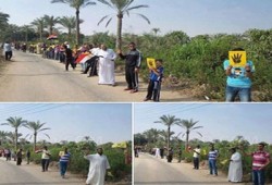 ثوار فايد يحرقون أعلام رعاة الانقلاب في فعاليات حاشدة