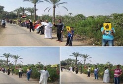 ثوار فايد يحرقون أعلام رعاة الانقلاب في فعاليات حاشدة