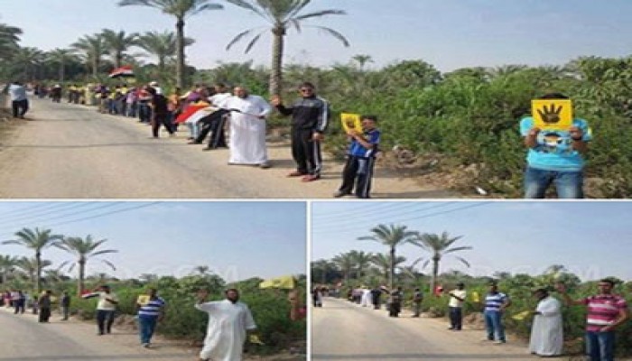 ثوار فايد يحرقون أعلام رعاة الانقلاب في فعاليات حاشدة
