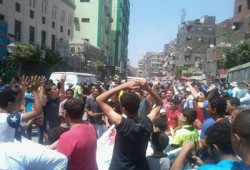 بدء تجمع ثوار عزبة النخل استعدادًا لمسيرتهم