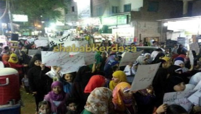كرداسة تتحدى إرهاب ميليشيات الانقلاب بمسيرة حاشدة