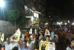 وقفة بشبرا الخيمة تنديدًا بجرائم ميليشيات الانقلاب الفاشي