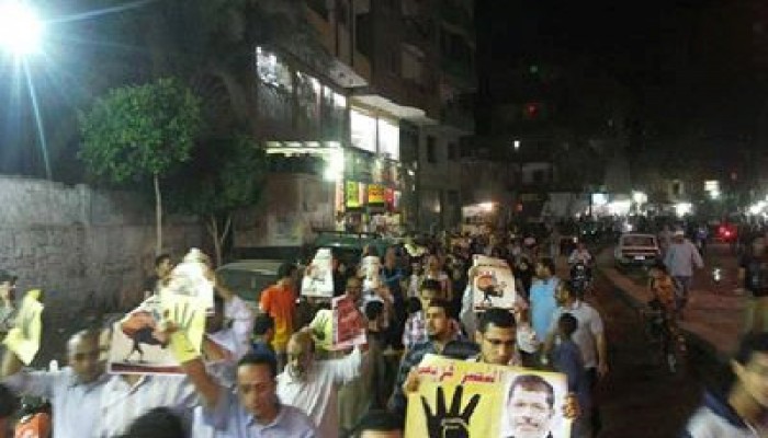 وقفة بشبرا الخيمة تنديدًا بجرائم ميليشيات الانقلاب الفاشي