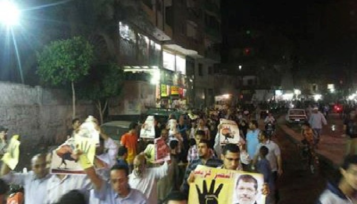 وقفة بشبرا الخيمة تنديدًا بجرائم ميليشيات الانقلاب الفاشي