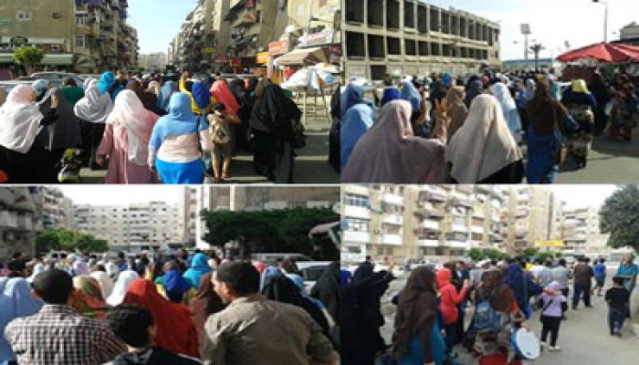 بالصور.. مسيرة ببورسعيد تندد بالأحكام الجائرة على طالبات المنصورة