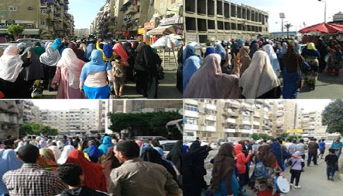 بالصور.. مسيرة ببورسعيد تندد بالأحكام الجائرة على طالبات المنصورة