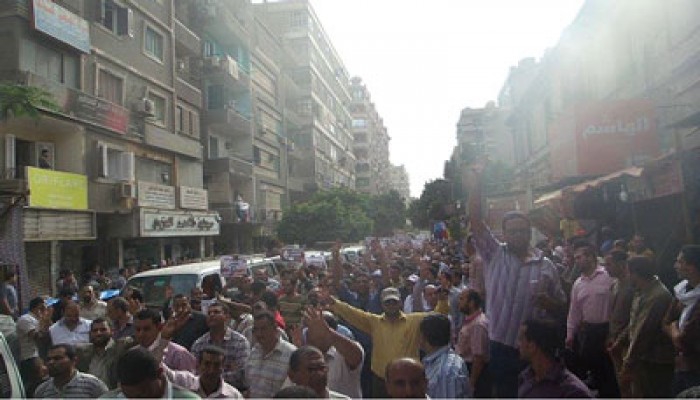 مسيرة حاشدة لثوار حلوان رفضًا لانتخابات الدم