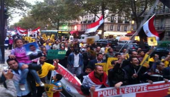 مظاهرة في ألمانيا احتجاجًا على أحكام الإعدام بمصر