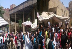 مسيرة ثانية بحلوان تجوب المنطقة