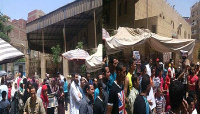 مسيرة ثانية بحلوان تجوب المنطقة
