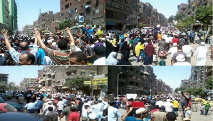 بالصور.. طوفان بشري في مسيرة المطرية ضد "رئاسة الدم"