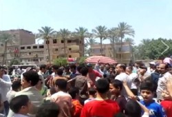 مسيرة حاشدة رافضة للعسكر بعزبة النخل