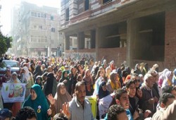 مباشر.. مسيرتان بالزقازيق وبلبيس في جمعة "قاطعوا رئاسة الدم"