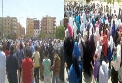 بالصور.. ثوار السادات يحرقون صور السفاح في مسيرة حاشدة