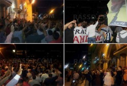 فعاليات ليلية بالغربية تهتف بإعدام السفاح واسترداد الشرعية