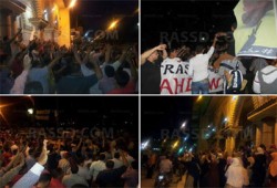 فعاليات ليلية بالغربية تهتف بإعدام السفاح واسترداد الشرعية