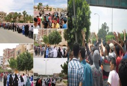 بالصور.. مسيرات ووقفات طلابية بالشرقية تنديدًا بجرائم الانقلاب