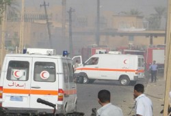 حاملة دبابات تدهس سيارة ملاكي بمصر الجديدة