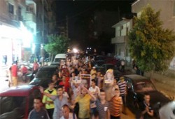 مسيرة حاشدة لأحرار حلوان تتحدى قوات أمن الانقلاب
