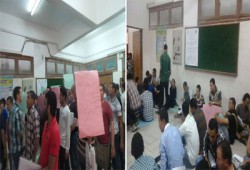 فيديو.. اعتصام لطلاب هندسة الزقازيق اعتراضًا على فصل طالبين منهم