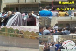 ثوار المنصورة يطالبون بالإفراج عن الحرائر في وقفة حاشدة