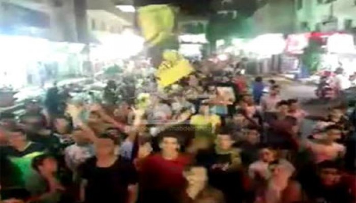 مسيرة بالحوامدية تطالب بالقصاص للشهداء وتندد بالتبعية لأمريكا