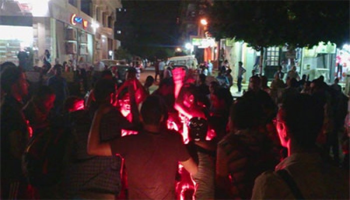 وقفة لفريق "راجع" بحلوان تنديدًا باغتصاب السفاح للرئاسة