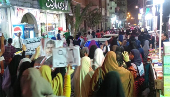 السويس تواصل انتفاضتها ضد الانقلاب الفاشي بمسيرة ليلية