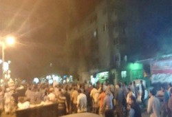 ثوار الزيتون يواصلون مسيرتهم بعد صد هجوم بلطجية الانقلاب