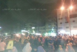 التقاء مسيرتي شبرا الخيمة والمطرية بفعاليات "زواج أمريكا من مصر باطل"