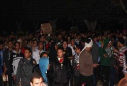 مسيرة حاشدة بمدينة الأزهر للمطالبة بالإفراج عن الطلاب المعتقلين