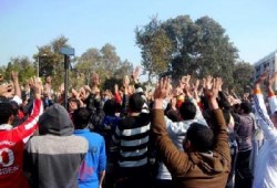 وقفة حاشدة بمدينة الأزهر الجامعية تحت شعار "لا لحكم الإعدام"