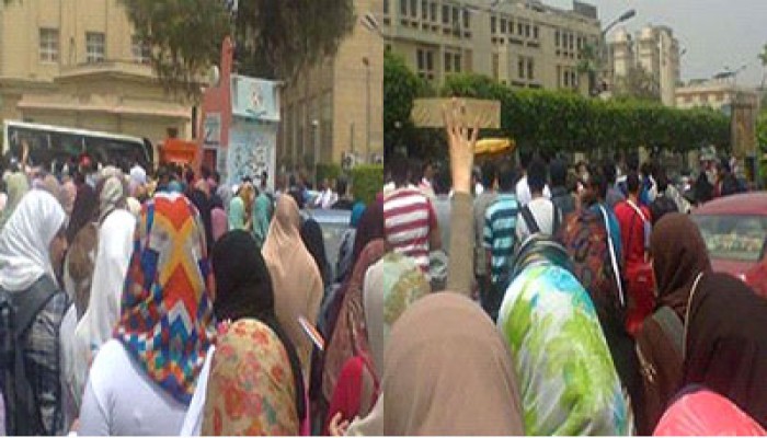 "خليك جدع" شعار تظاهرات طلاب جامعة القاهرة