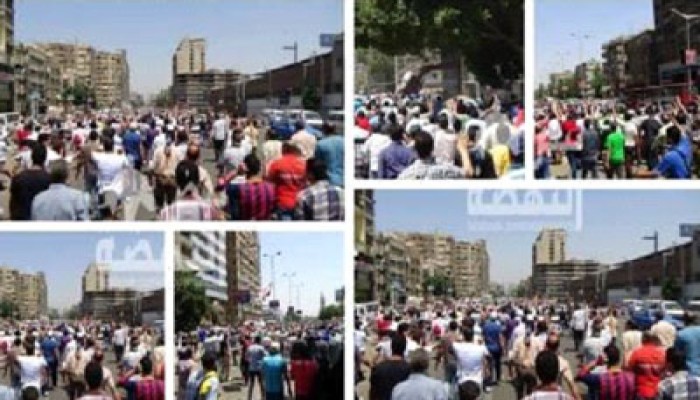 ثوار المهندسين يواصلون مسيرتهم بالرغم من اعتداء الانقلاب