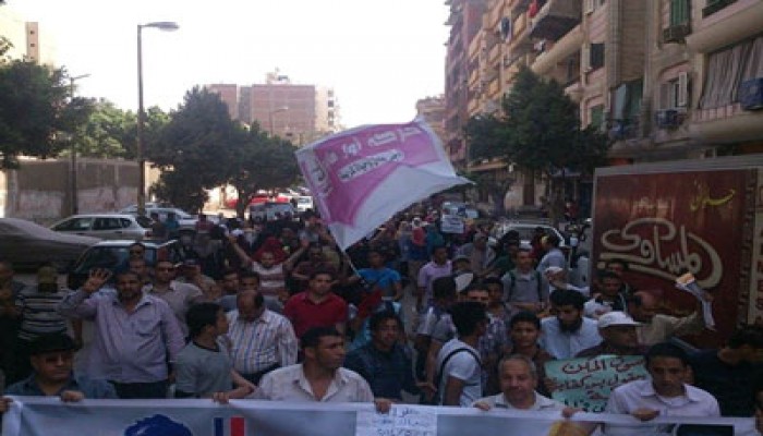 مسيرات حاشدة بحلوان في الموجة الثورة الثالثة