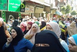 مسيرة لأهالي الشرابية تهتف ضد الانقلاب العسكري