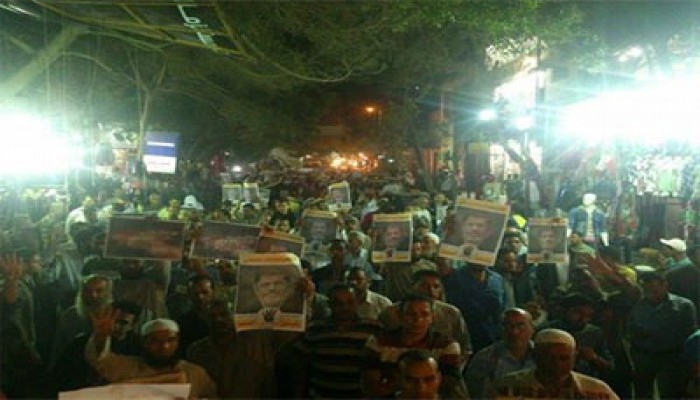 بالصور.. ثوار حلوان يتحدون الداخلية