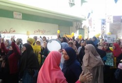 مسيرة بزي "الكاراتيه" ببورسعيد ضد فضائح الانقلاب