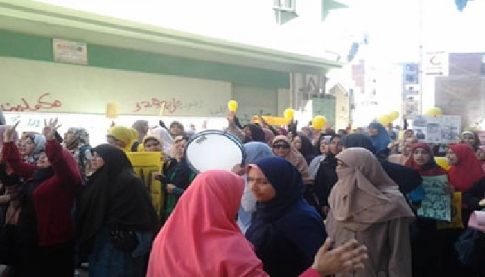 مسيرة بزي "الكاراتيه" ببورسعيد ضد فضائح الانقلاب