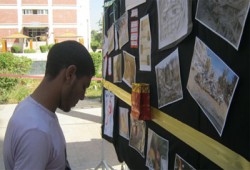 "أبطالنا" معرض فني بجامعة بأسيوط للتعريف بالطلاب المعتقلين