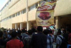 مسيرة حاشدة بهندسة شبين الكوم تنديدًا بأحكام قضاء الانقلاب