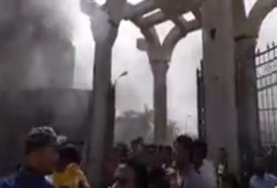 أمن الانقلاب يعتدي على مسيرة لطلاب جامعة الفيوم