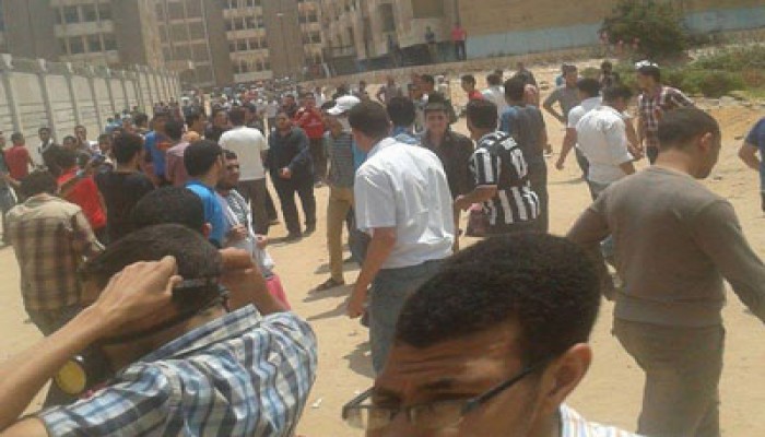 استمرار الاعتداء الوحشي لأمن الانقلاب على طلاب الأزهر