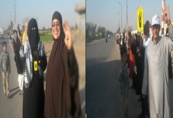 مباشر.. قرية الرئيس مرسي تواصل رفض الانقلاب بسلاسل بشرية