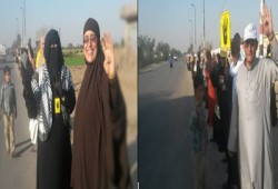 مباشر.. قرية الرئيس مرسي تواصل رفض الانقلاب بسلاسل بشرية